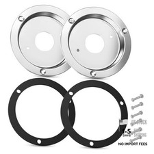 Watermelon Lights Bracket, Stainless Steel Watermelon Lights Bezel Fit 2 PCS