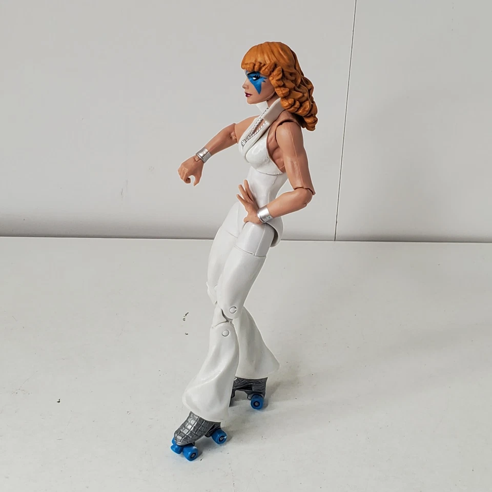 Figura de acción Hasbro Marvel Legends Warlock Series X-Men Disco Dazzler 2017 6" Foto 3 de 4