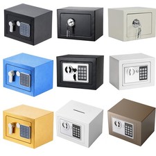 6/10L Digital Code Mechanical Lock Safe Box Home Office Cash Valuables Security