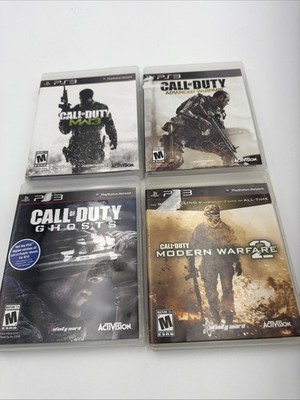 Lot Of 4 PS3 Call Of Duty Ghosts COD Modern Warfare3  Modern Warfare 2 MW3
