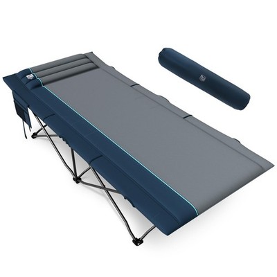 31.8'' W Extra Wide Heavy Duty Camping Cot for Adult, Easy Set Up Oversized Sl...