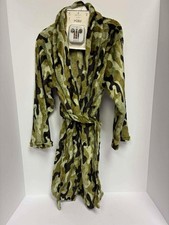 Modern Kids Plush Camo Robe With Pods Size Small