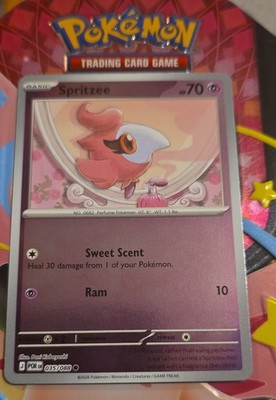 spritzee pokemon card value (Mega Rising #115/331, 1-Diamond) Description coming soon... Spritzee 035/088 Me03: Perfect Order