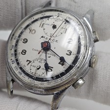 Scarce PIERCE Chronograph Vintage Mens Wrist Watch Mechanical Swiss Parts/Repair