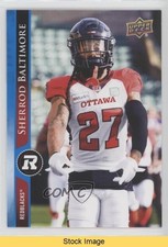 2021 Upper Deck CFL Blue Sherrod Baltimore #95 READ 0u2j