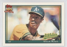 1991 Topps Factory Set Collector's Edition (Tiffany) Willie McGee #380 0j0