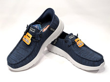 Skechers Hans Free Slip-Ins Go Walk Max Free Hands Navy Men's Shoes-Size 8.5 NWB