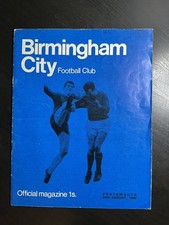 1968-69 Birmingham City v Portsmouth Division 2 Programme