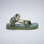 SUICOKE DEPA-V2 OG-022V2 Forest Green Olive Vibram Slides Sandals Slippers