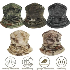 5PCS Cool Face Mask Balaclava Scarf Neck Fishing Shield Sun Gaiter UV Headwear
