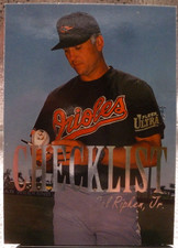 1996 Fleer Ultra Checklist Cal Ripken Jr #9 Baltimore Orioles NM/MT