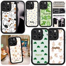 Phone Cover For Samsung S25 S24 FE A36 iPhone 17 Pro Cute Animal Customized Case