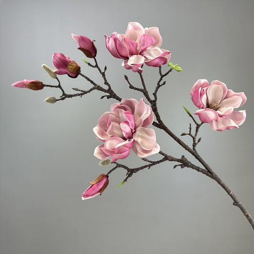 Real Touch Artificial Magnolia Branch Realistic Fake Flower Party Favors - Picture 16 of 17