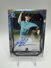 Ryan Sloan 2026 Bowman Chrome Mojo Refractor Auto Seattle Mariners