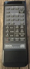DENON RC-229 5 CD PLAYER REMOTE CONTROL DCM-350 Part # 4990170004 Tested Clean
