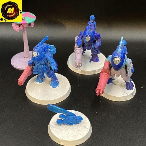 Stealth Suits (x3) (Rough) - #151079 - Tau Empire