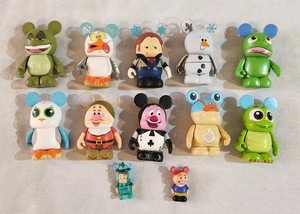 Disney Parks Vinylmation Collectible Figures Varied Lot of 12 Figures