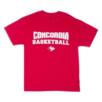 HANES Concordia Basketball Herren T-Shirt Rot USA M