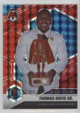 2021 Panini Mosaic Man of the Year Red Mosaic Prizm Thomas Davis Sr #268 11nu