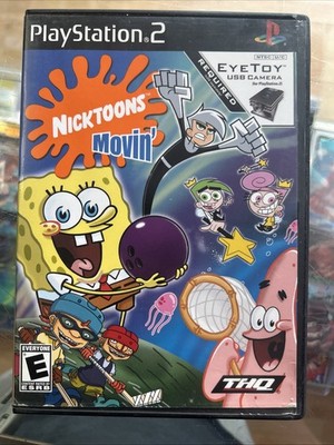 Nicktoons Movin Sony PlayStation 2 Free Shipping