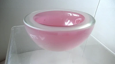 Opal Glas Schale Archimede Seguso Murano Alabastro 60-er Jahre - Bild 1 von 4