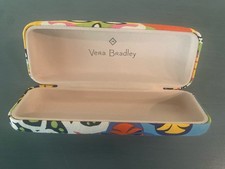 VERA BRADLEY Floral Fabric Covered Hard Clamshell Eyeglass/Sunglass Case