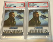 2023 Aaron Rodgers Leaf Reimagined PSA 10 Gem MT and PSA 9 Mint  Steelers!