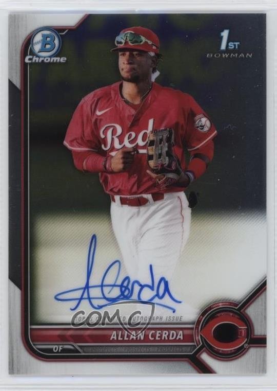 2022 Bowman Chrome Prospect Auto Allan Cerda #CPA-AC Auto lh0