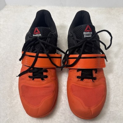 Reebok Crossfit Lifter 2.0 Mens Weight Lifting Black Orange M40704 Size 9