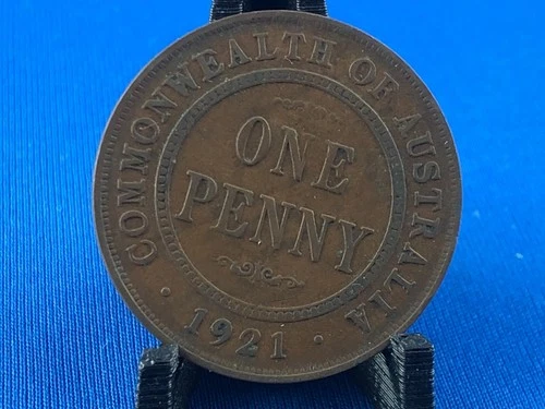 1921 Australia Penny — photo from the most recent tracked eBay sale