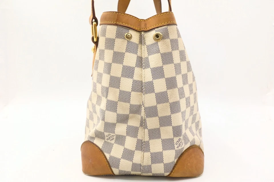 Auténtico bolso de mano Louis Vuitton Damier Azur Hampsted PM N51207 Foto 4 de 4