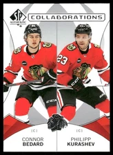 2024-25 SP Authentic Collaborations #C25 Connor Bedard Philipp Kurashev - HKY