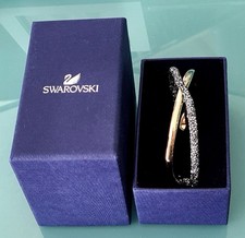 STUNNING *GENUINE* SWAROVSKI CRYSTALDUST BANGLE IN SILVER & GOLD