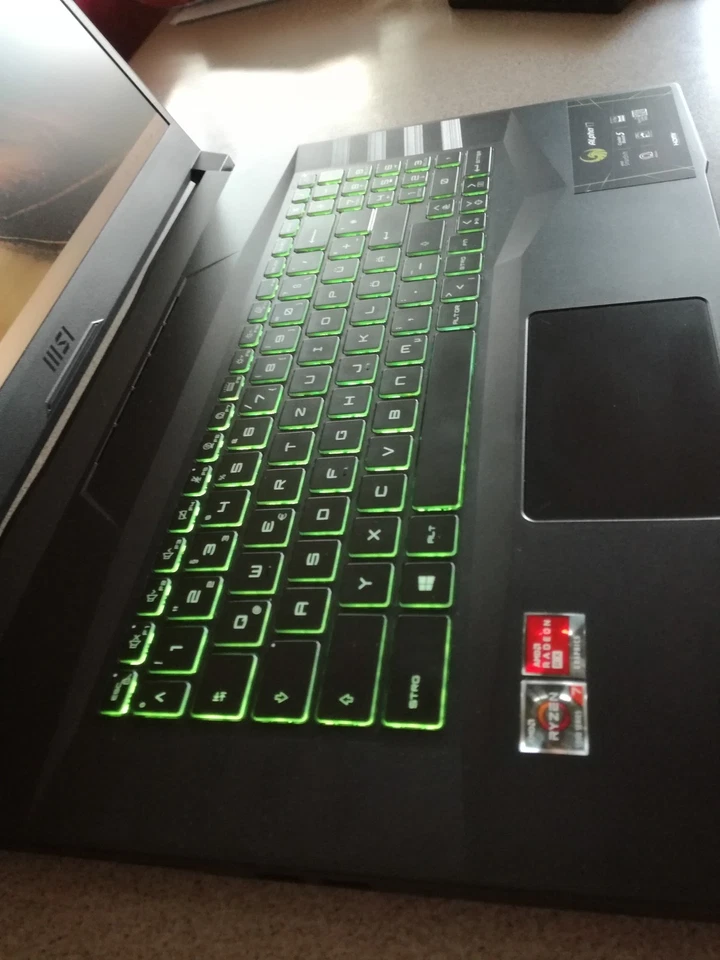 Legend MSI Alpha 17 B5EEK Limited AMD Advantage™ Edition Ryzen 7 great condition - Bild 2 von 4
