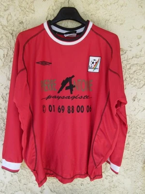 Maillot C.S BRETIGNY porté n°14 UMBRO football vintage shirt XL - Photo 1/4
