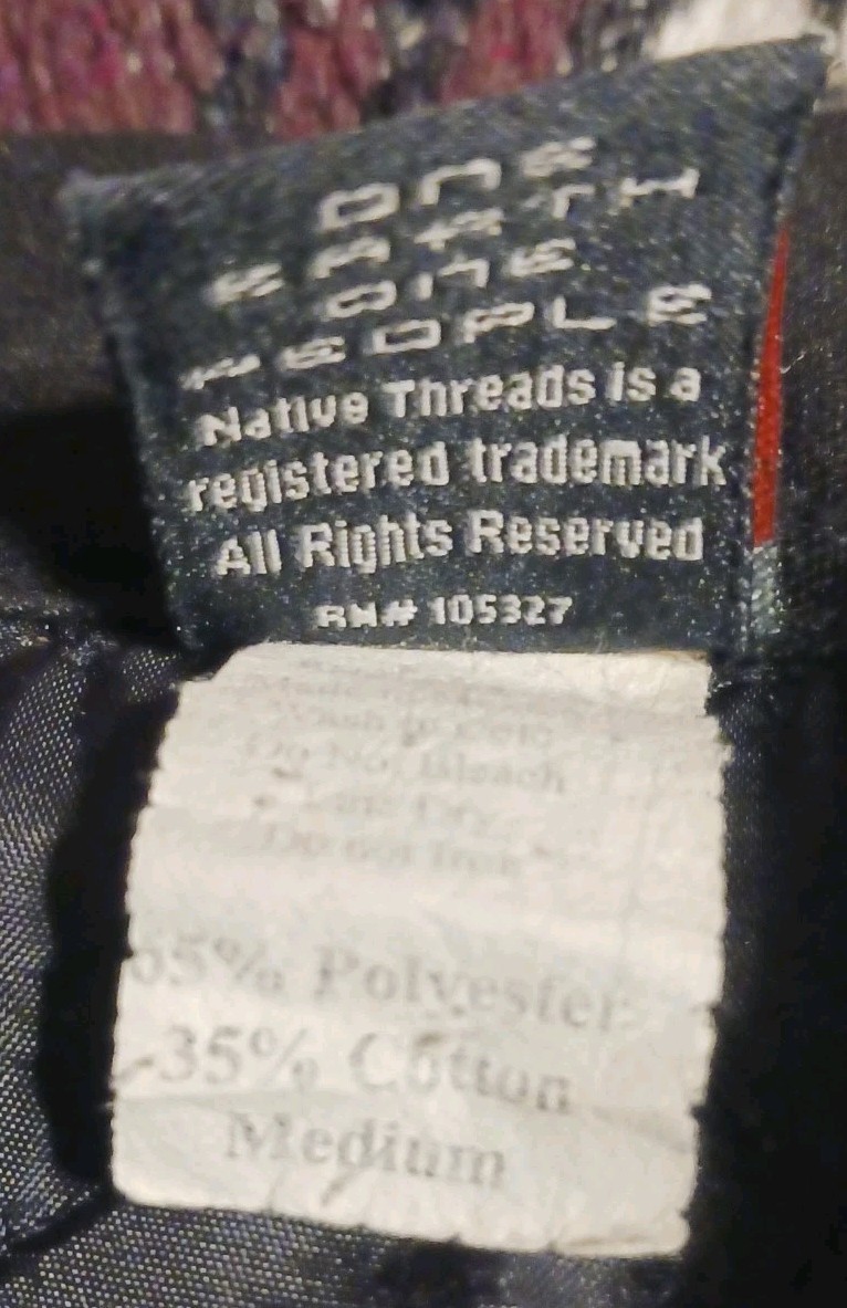 Vintage Native Threads- Medium- Black Jacket- Nat… - image 5