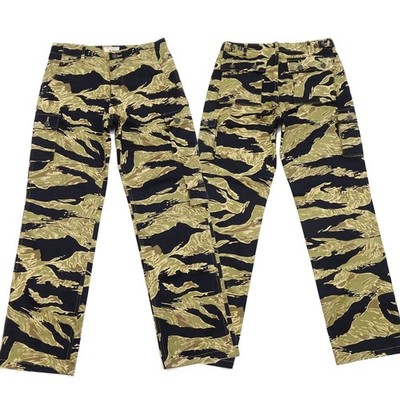 BUZZ RICKSON'S BR42502 GOLD TIGER STRIPE TROUSERS BLACK XL From Japan