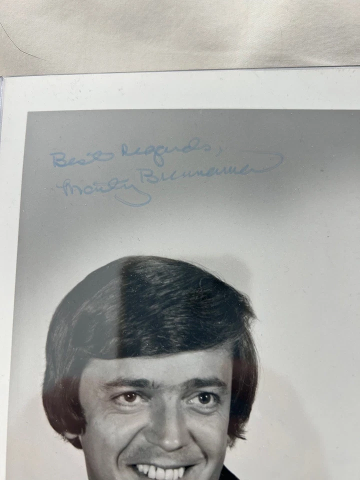 Marty Brennaman Joe Nuxhall Signed baseball Photo PSA/DNA COA Cincinnati Reds  - Image 4 of 4