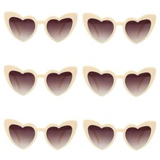 12 Pairs Bachelorette Party Sunglasses Heart Shaped Sunglasses Party Decorati...