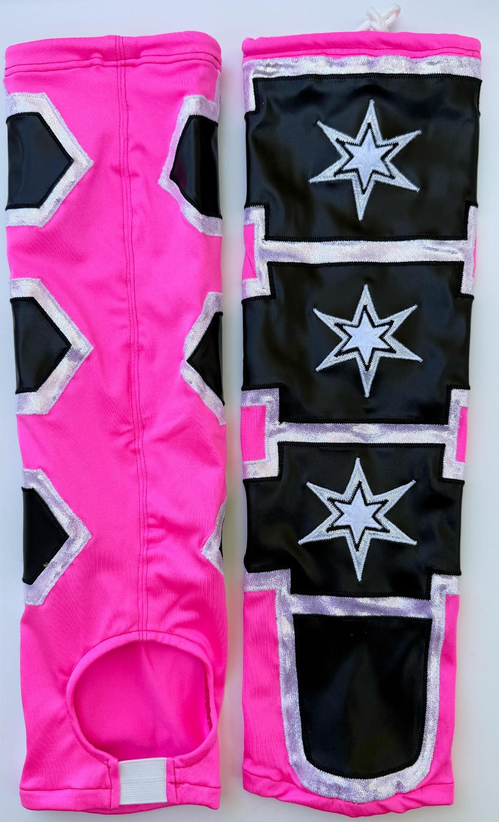 Wrestling set cm punk style trunks with matching kick pads covers gear tighs