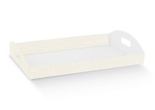 HARMONY BIANCO cesto vassoio per bomboniere 30x22x4.5 cm 0LG0