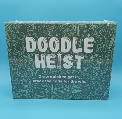 Doodle Heist Party Drawing Board Game, Art Theme, Team Play, Complete Set Sealed