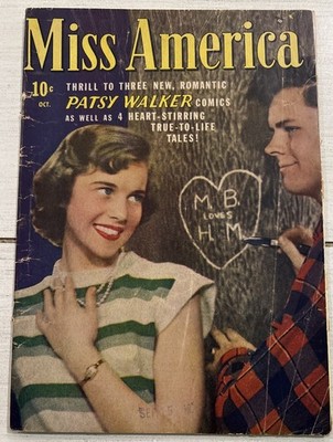 Miss America Magazine Vol 7 #15 (Marvel 1948) VG Patsy Walker Golden Age Romance