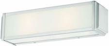 Hampton Bay Axton 2-Light Brushed Nickel Vanity Fixture 1000 038 997
