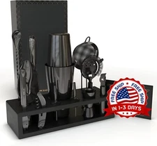 Coctelera Bartender Kit Set Para Bartender Hacer Tragos 13 Piezas Profesional