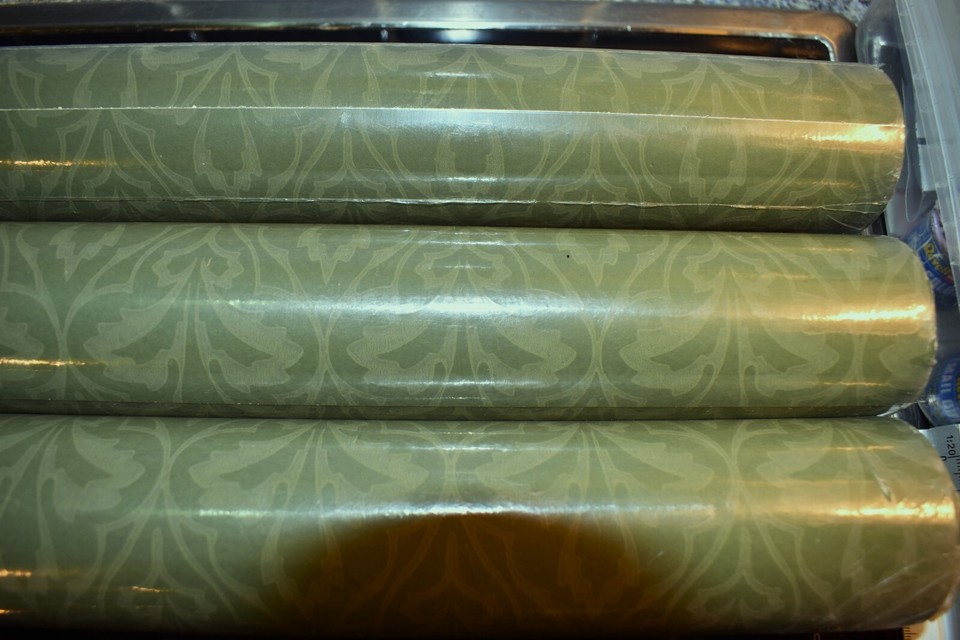 NEW 3 ROLLS William Morris OWEN JONES WM8606/8 (AC4) Wallpaper (Green) eBay