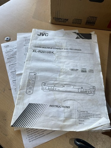 Philips XL-R2010BK Professional CD Recorder, For Parts - Picture 9 of 15