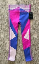 Nike Sculpt Icon Clash Seamless 7/8 Training Tights Pink Multi Medium M Womens