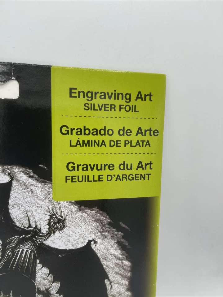 Dragon Tower Engraving Art Kit Royal & Langnickel  Silver Foil 2011 NIB Gift - image 3 of 4