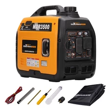 3500 Watt Gas Powered Inverter Generator Portable Super Quiet CO Shutdown for RV